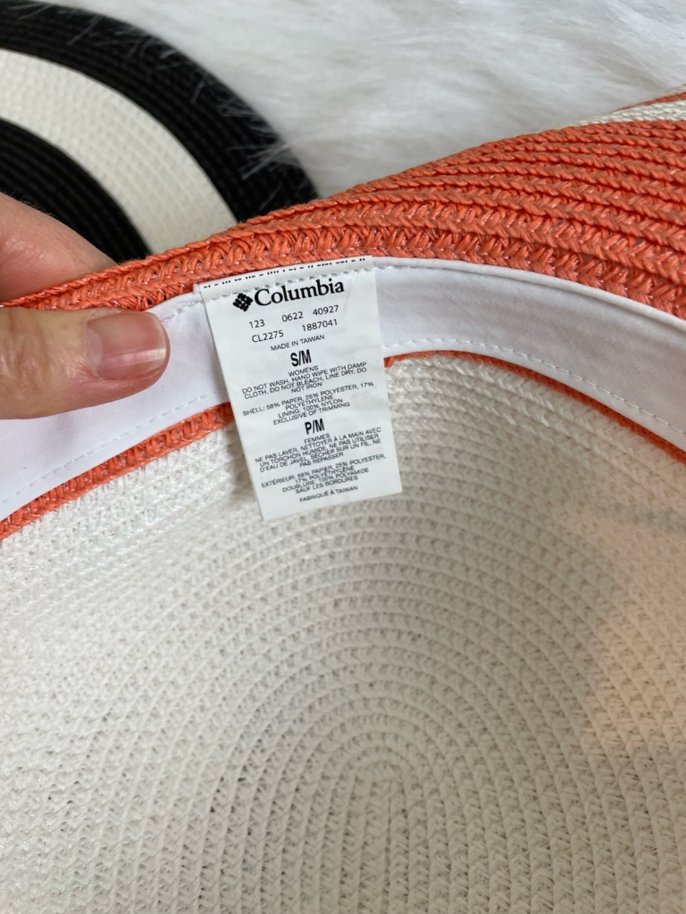 New Columbia Omni shade Wide Brim Straw Sun Hat  and Target hat - Picture 5 of 12